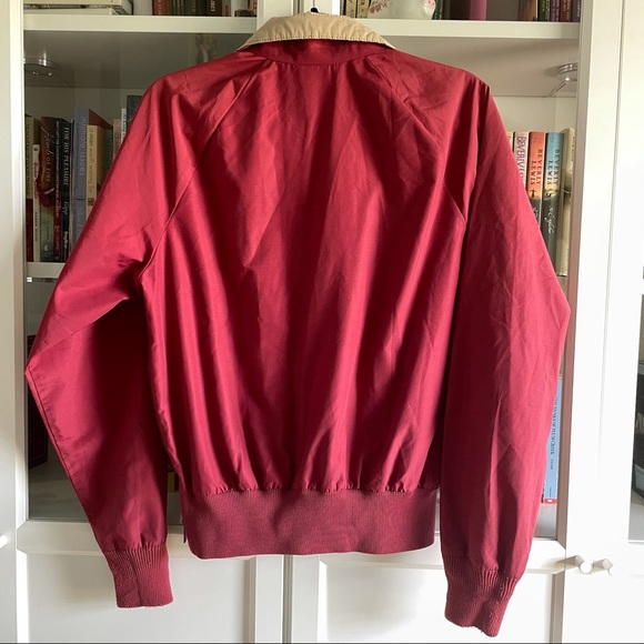 Vintage Columbia Red 1/4 Zip Windbreaker Jacket - Picture 2 of 16
